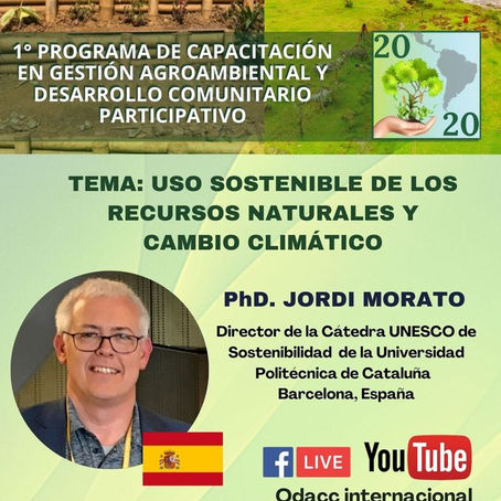 UNESCOSOST and ODACC Internacional: an alliance for virtual environmental training