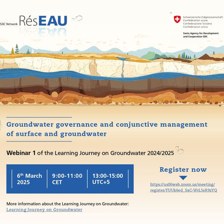 Lanzamiento del Viaje de Aprendizaje sobre Aguas Subterráneas