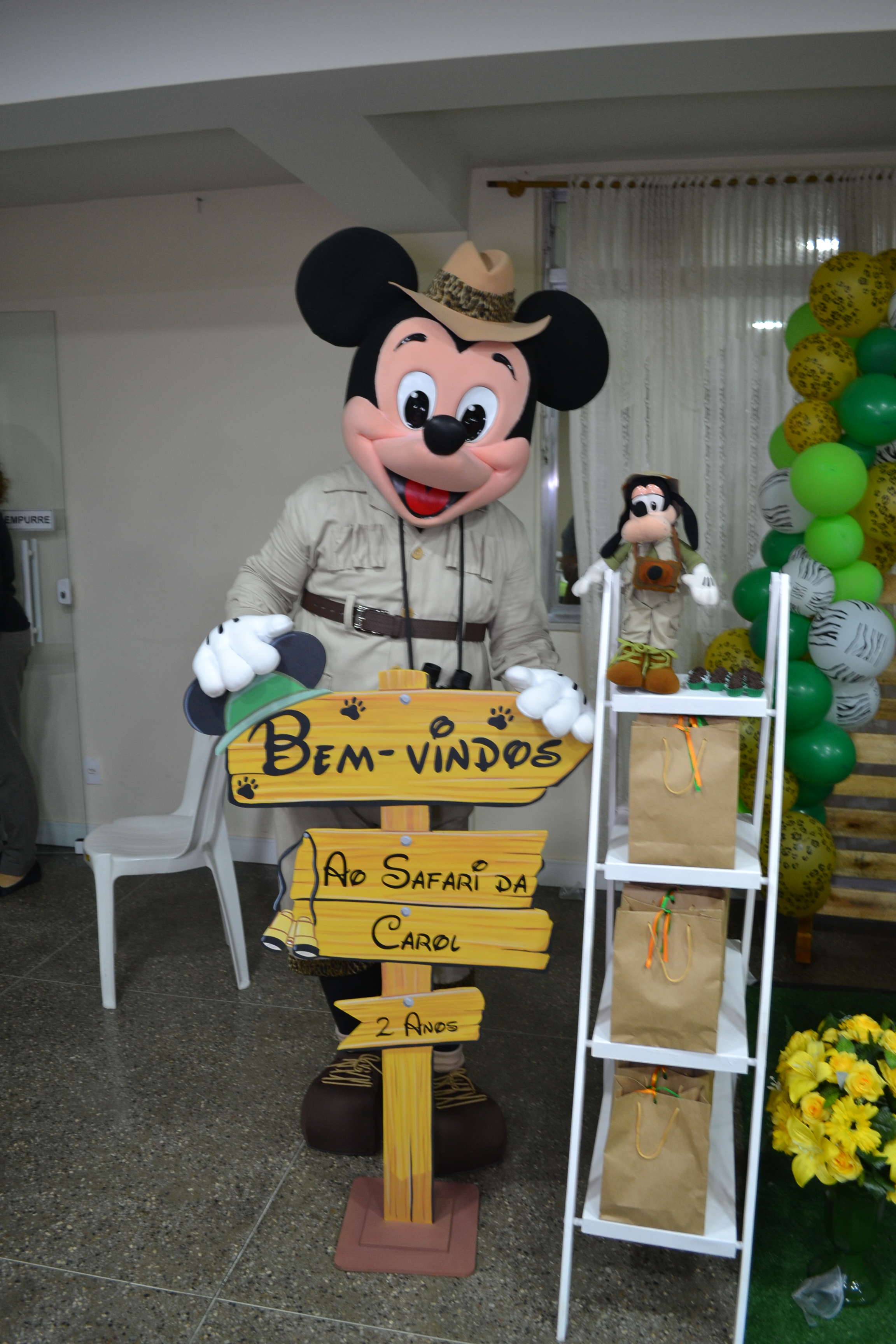 Mickey e Minnie safari