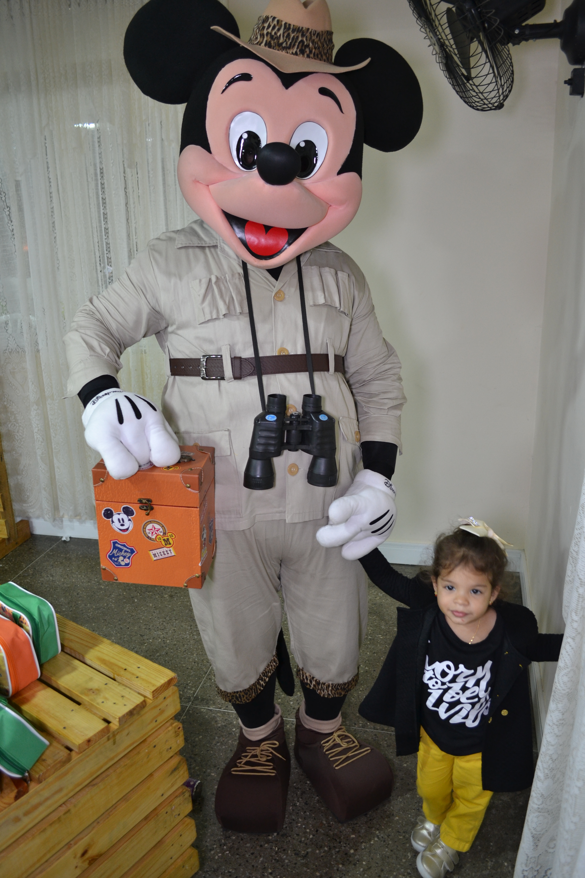 Mickey e Minnie safari