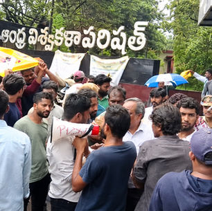Rainwater Leaks Into AU Hostel Rooms; Students Protest 🌧️