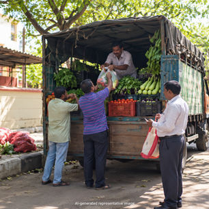 Mobile Rythu Bazaar Comes to Mithilapuri Colony🥬