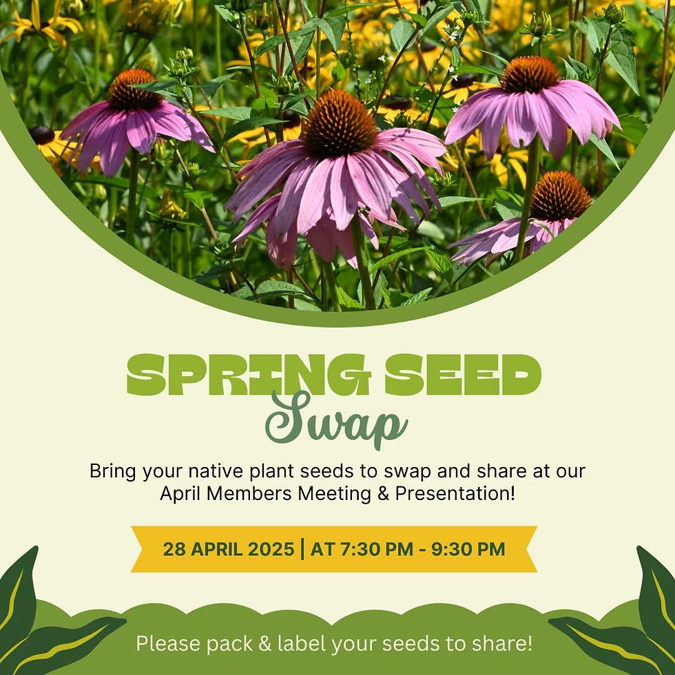 Waterloo Region Nature -  Native Plant Spring Seed Exchange