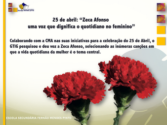 25 de Abril: “Zeca Afonso - uma voz que dignifica o quotidiano no feminino”