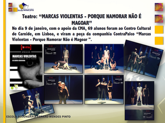 Teatro: “MARCAS VIOLENTAS PORQUE NAMORAR NÃO É MAGOAR"