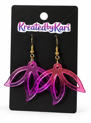 Flower Resin Earrings Style 5