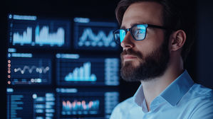 man doing strategic monitoring