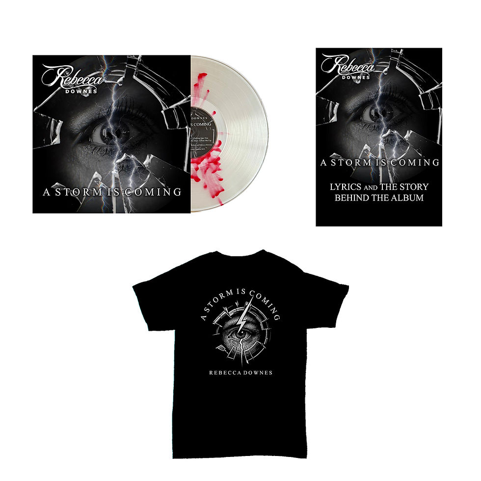 A Storm Is Coming 180g Splatter Vinyl + Album T Shirt + Lyric Book Bundle