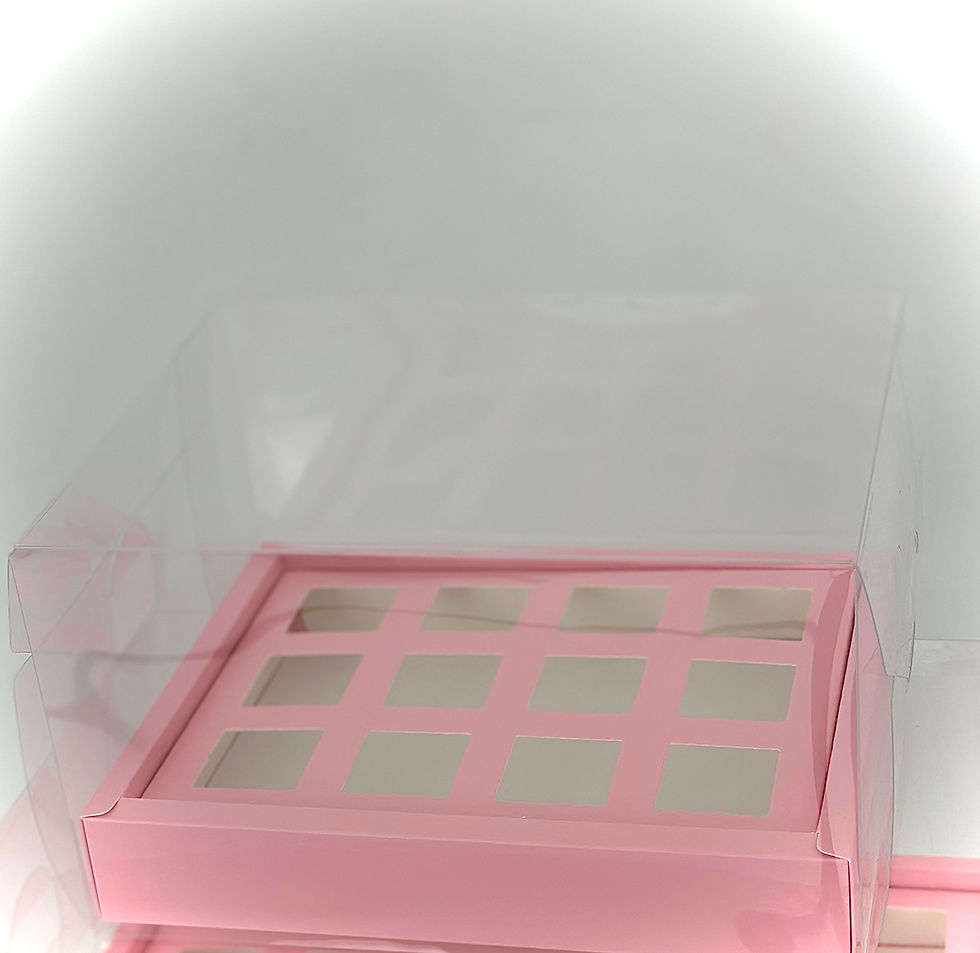 Thumbnail: PINK Luxury 12 Squares - Mini Shooter Boxes (10 Pack)