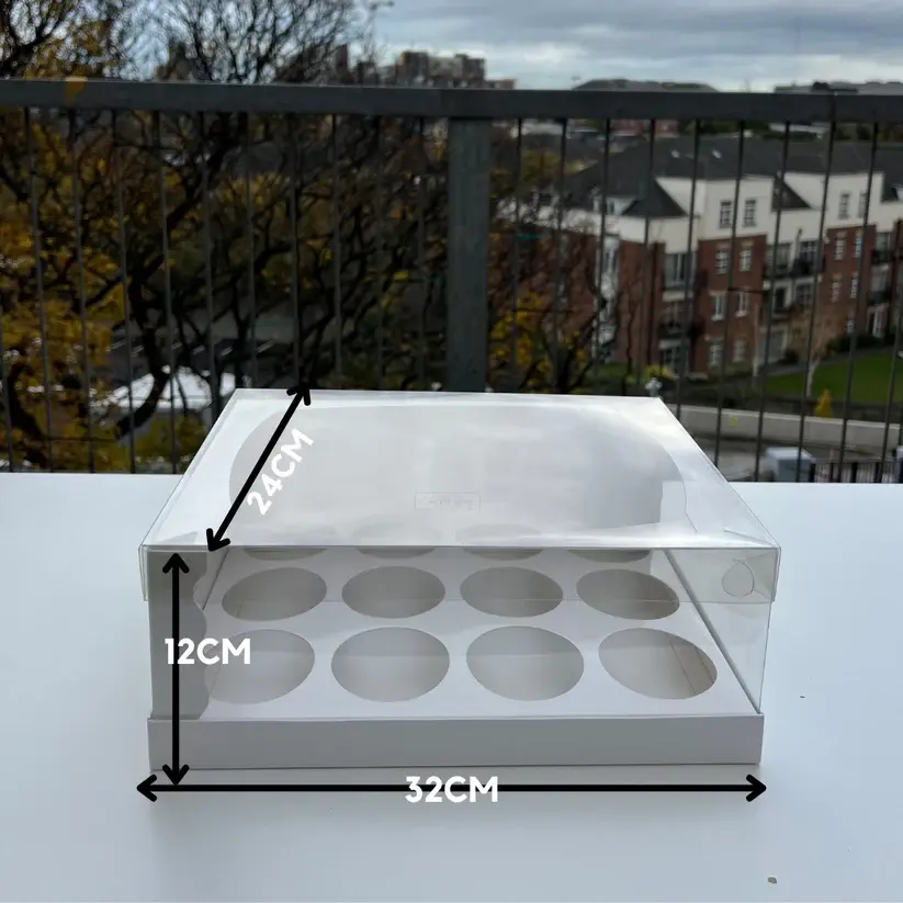 Thumbnail: Cupcakes Boxes with Clear Top and Sides (Pack of 10)
