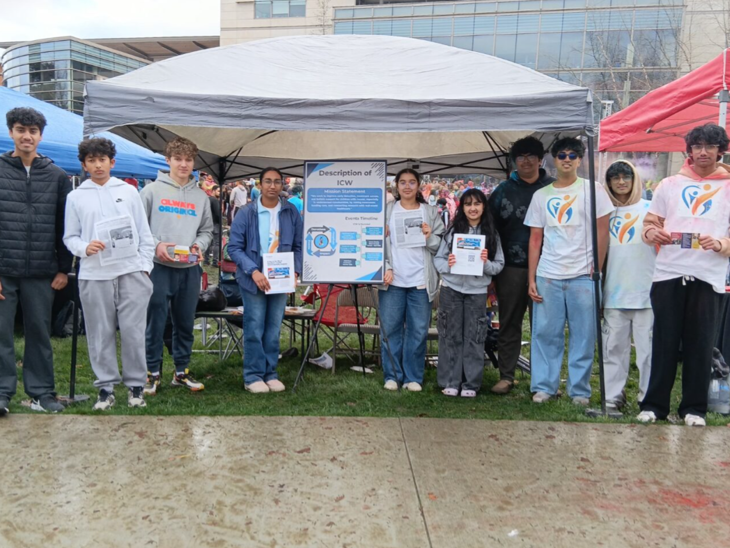 Holi Fundraising Booth