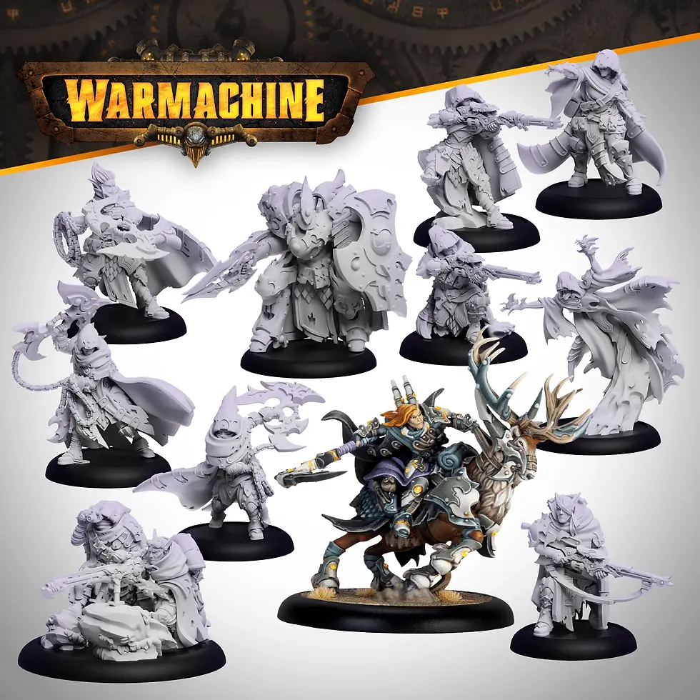 Набір мініатюр Warmachine: Dusk Ghosts of Ios Command Cadre