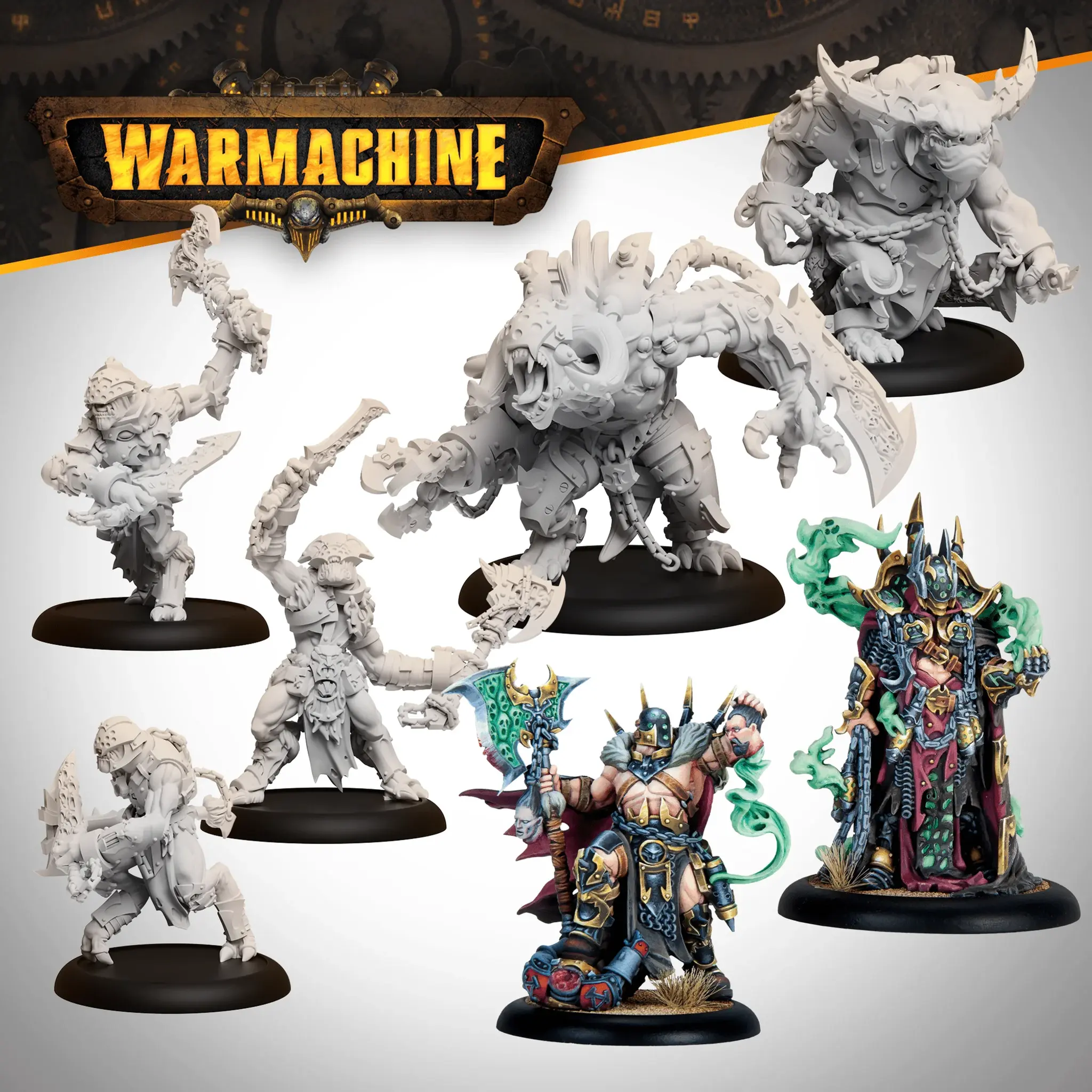 Набір мініатюр Warmachine: Orgoth Cursebound Command Cadre