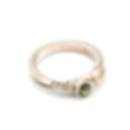 Möbius Ring mit Saphir und Brillianten