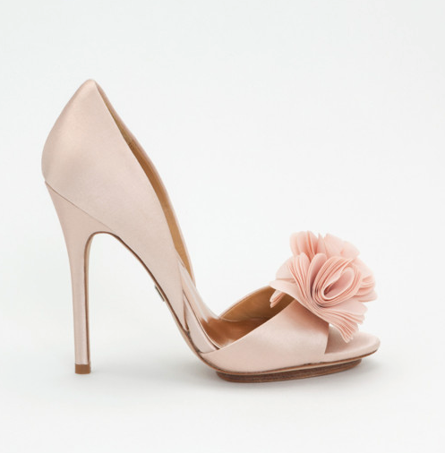 zapato rosa novia