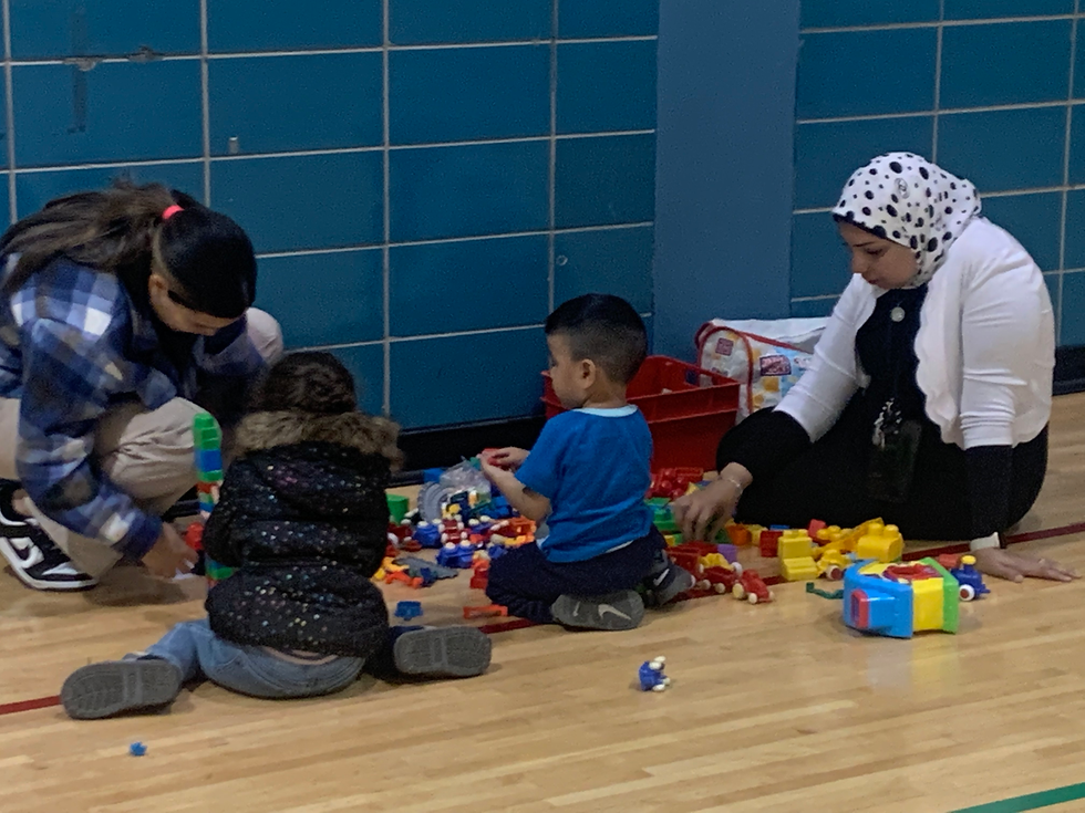 Childcare provided at workshops