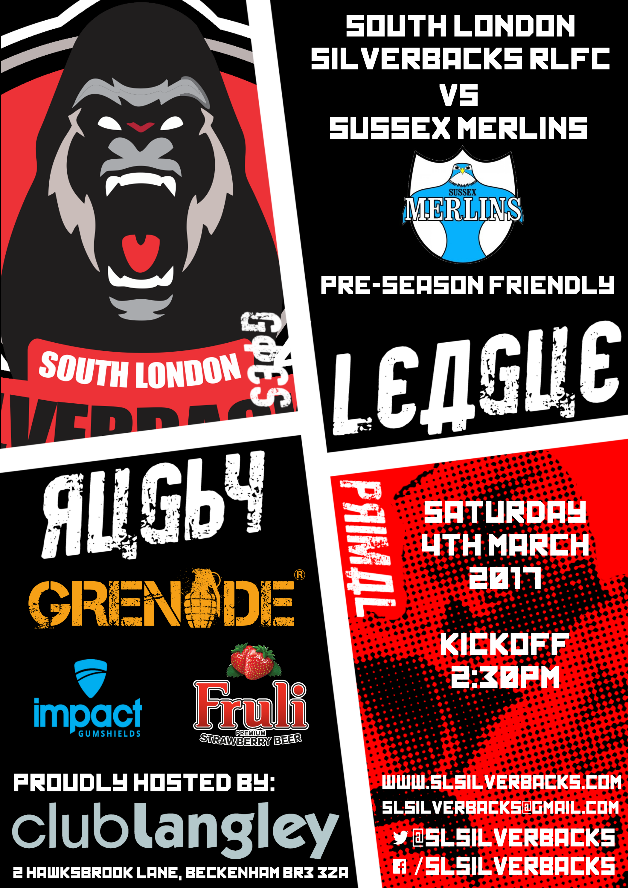 Sussex Merlins pre-season (Home)