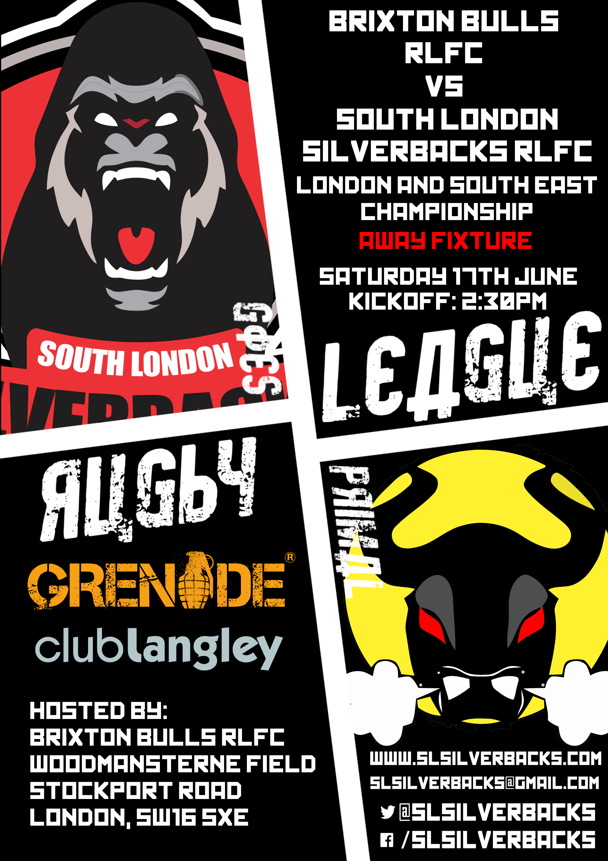 Brixton Bulls League Away