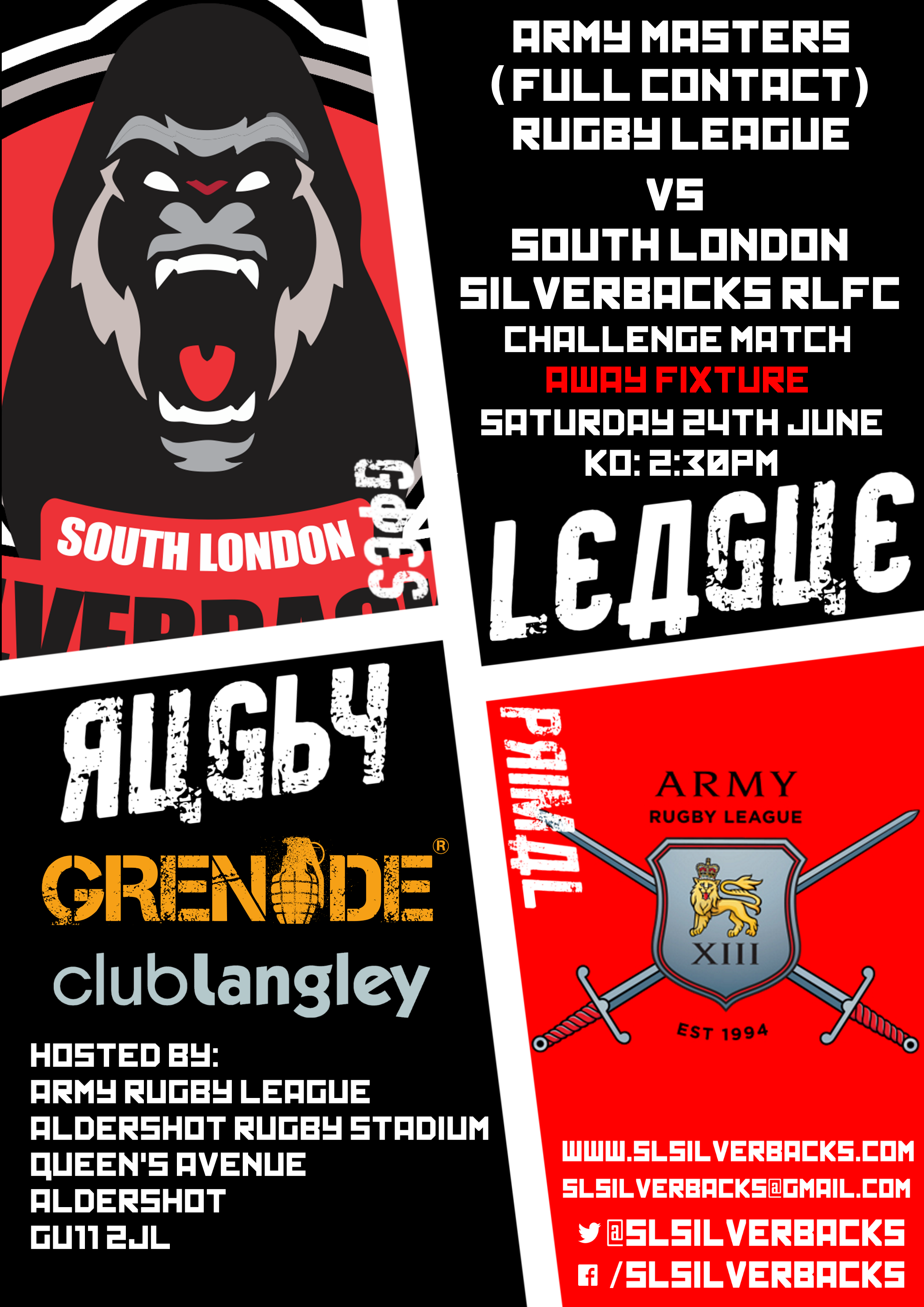 Army Masters Full Contact Away