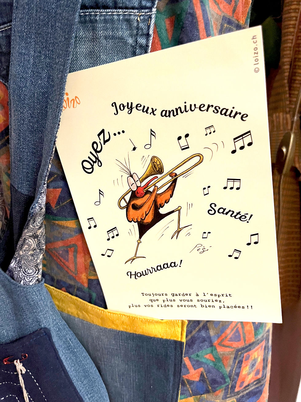 Carte postale n°47 - Joyeux anniversaire - Santé ! Hourraaa !