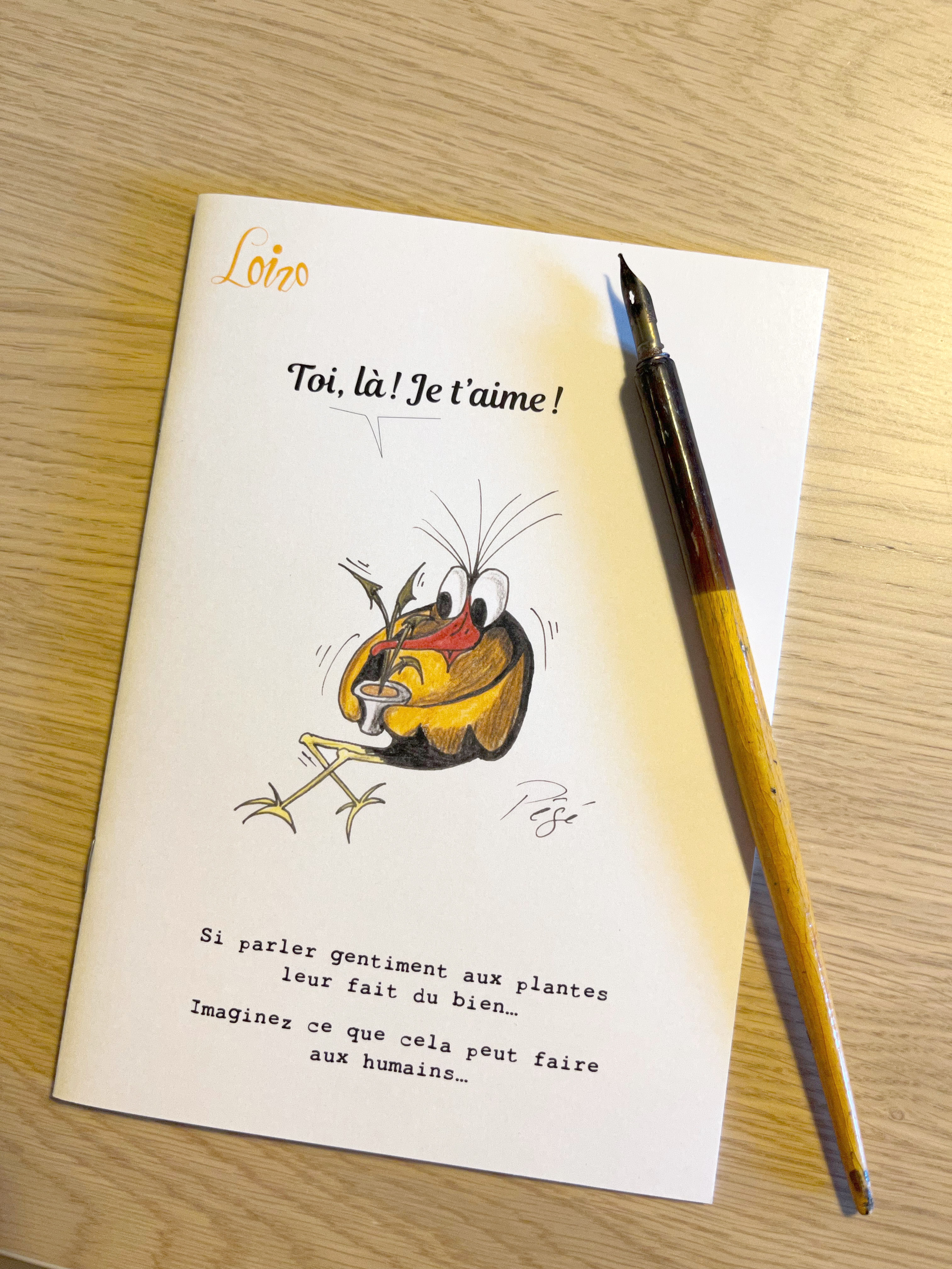 Carnet de notes et de dessins n°05 - Toi, là ! Je t’aime!