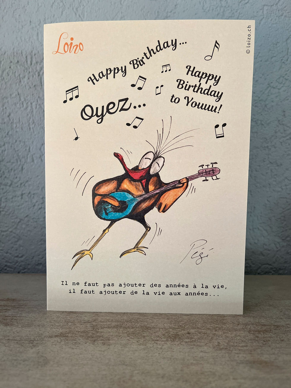 Miniature : Carte double n°06 - Oyez... Happy Birthday to Youuu!