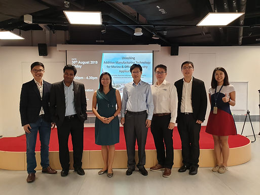 Prof Yeong gave a talk on AM for marine and offshore industry