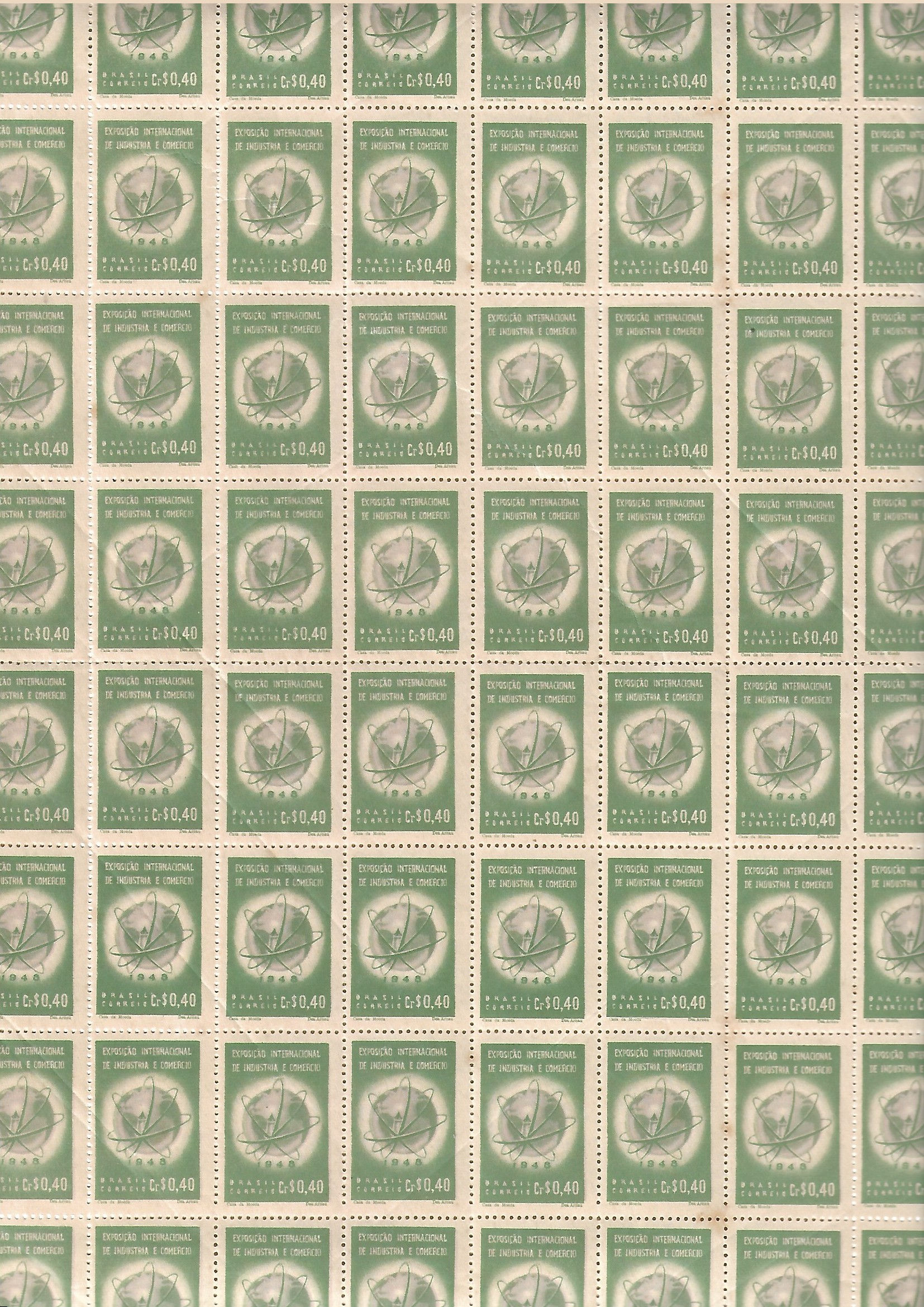 237- Folha Nova, Completa e com Goma de 1948- C-237