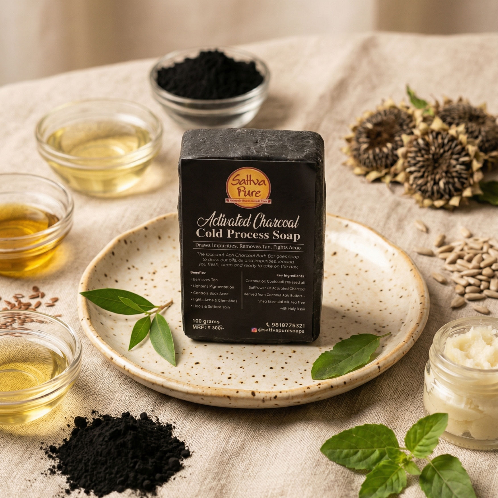 Activated Charcoal Soap