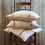 Thumbnail: Grain Sack & Ticking Pillow Cover - Burgundy 3 Stripe