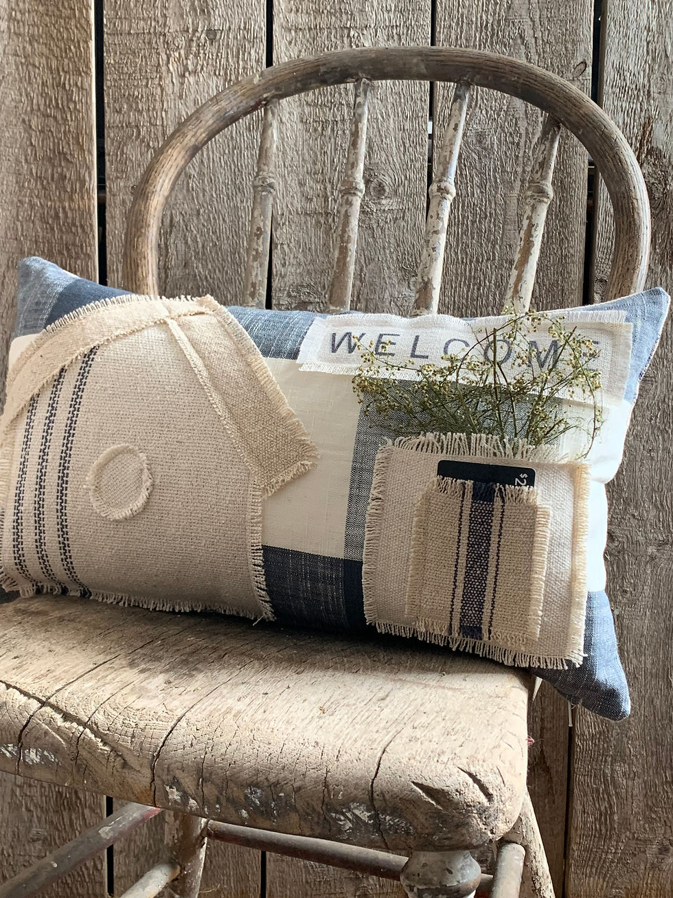 Thumbnail: Birdhouse WELCOME Pillow Cover