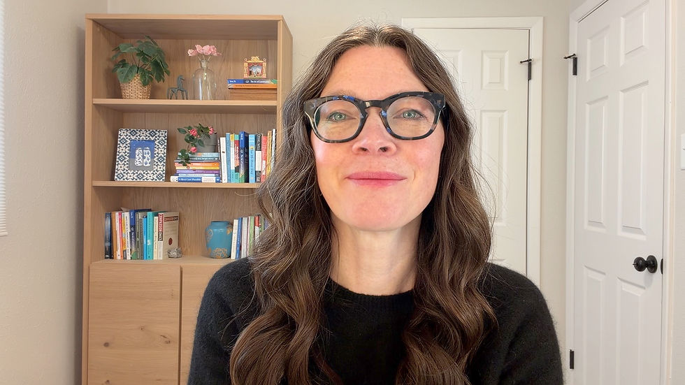 Amy Shaw speaking on video about guardianship for a parent with dementia and protecting relationships.