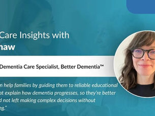 Amy Shaw, founder of Better Dementia, featured in a CareSmartz360 article on dementia caregiver education