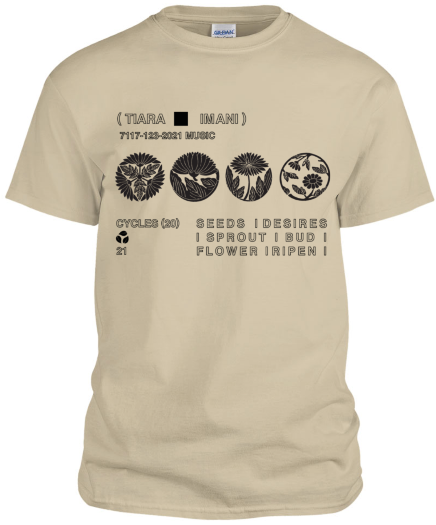 CYCLES TEE (SAND)