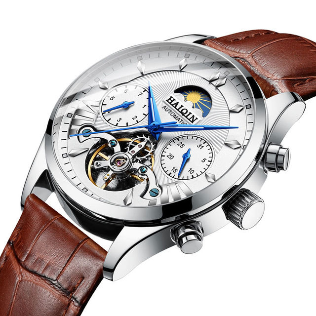 Thumbnail: Swiss Made luxury automatic-mechanical Men Watch