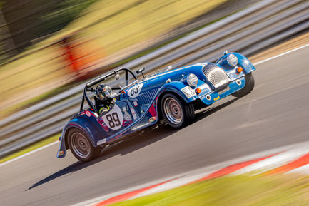 Blue Morgan on track at Brands Hatch