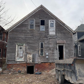 historic home rear before remodel