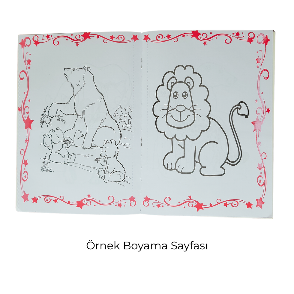 Küçük resim: Vahşi Doğa Hayvanları Boyama Aktivite Kitabı