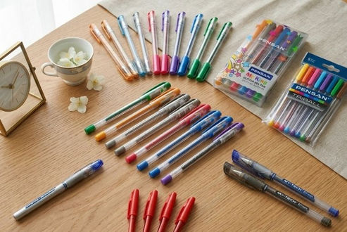 tukenmez kalem renkli yazı kalem ofis okul kırtasiye