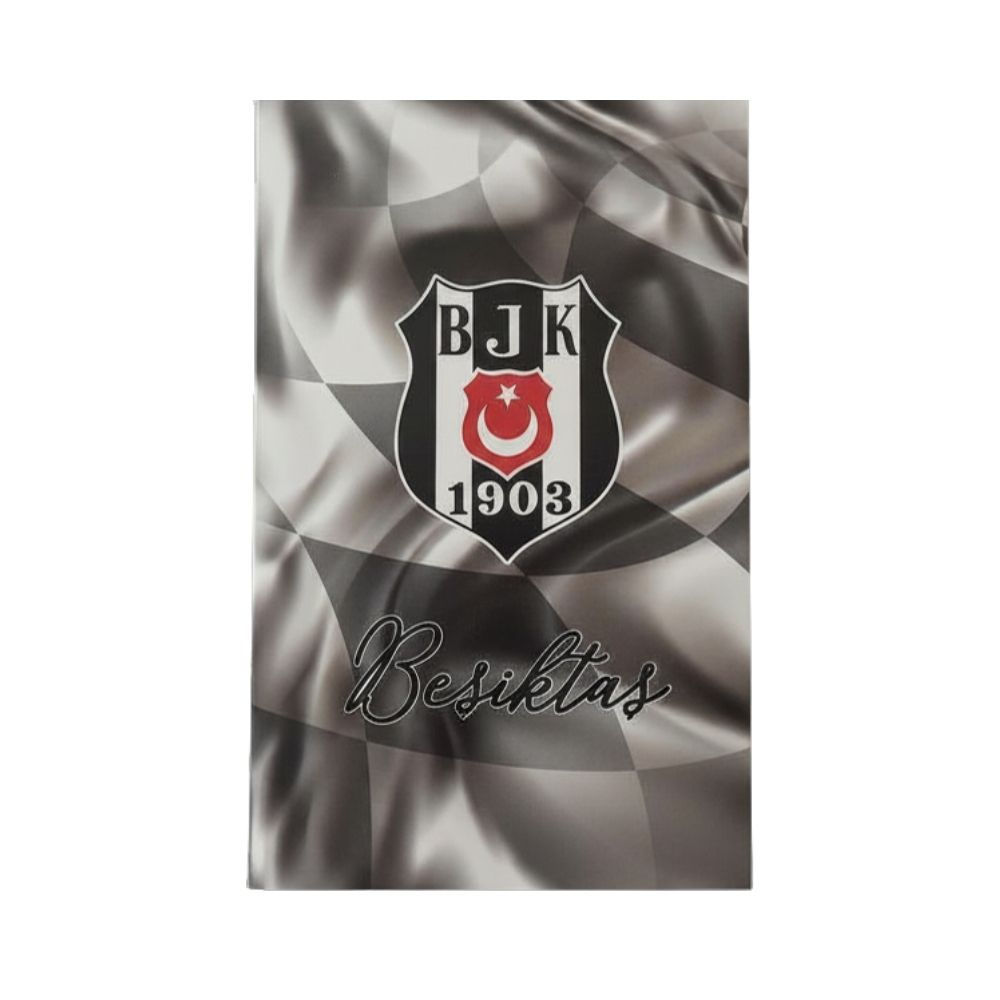 A6 boy çizgili lisanslı Beşiktaş Not Defteri