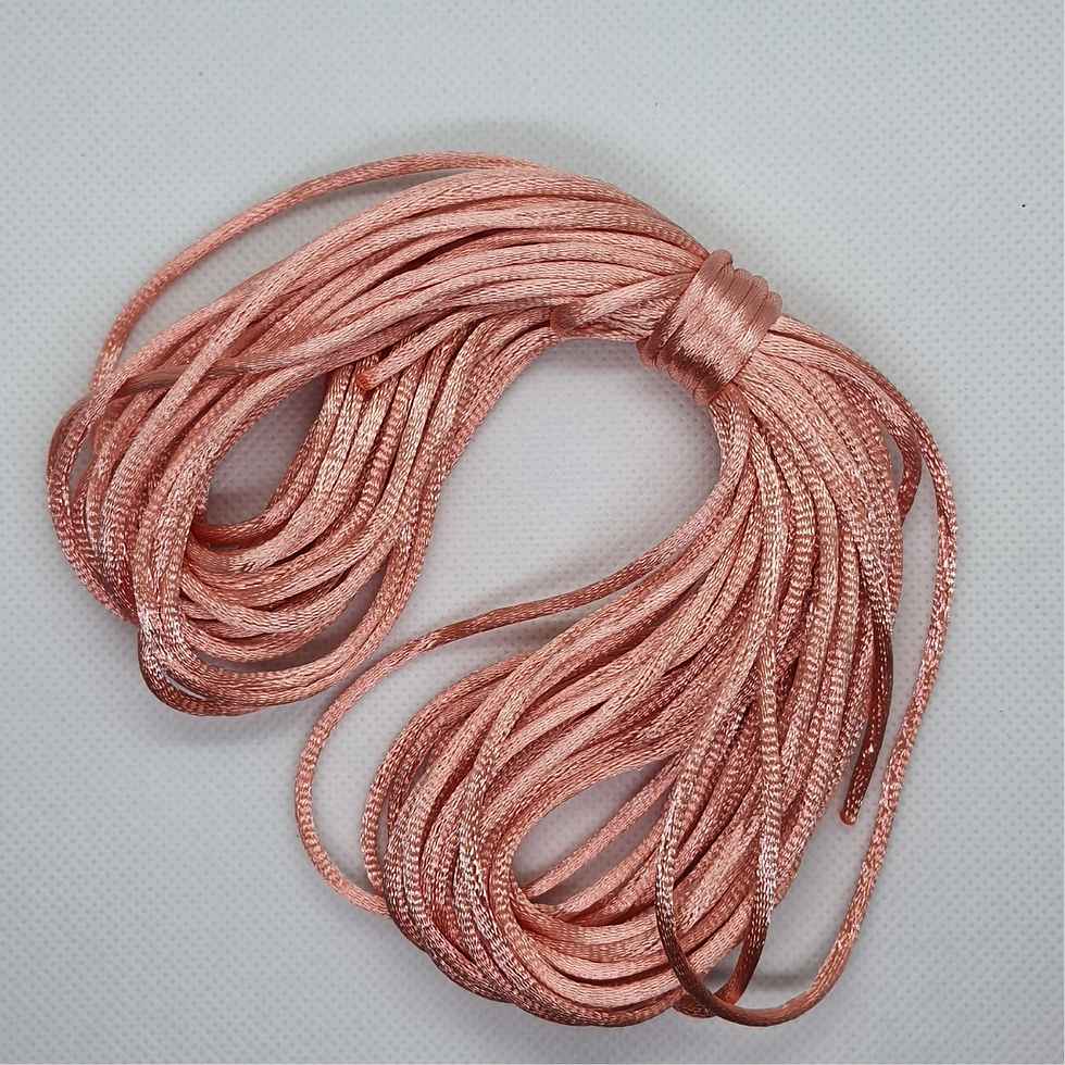 Küçük resim: Pembe Tonlar 3 mm Floş İp