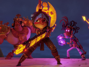 "Maya e os 3 Guerreiros": Traçando e tomando conta da ancestralidade