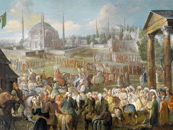 Ottoman procession at the Hagia Sophia, a symbol of Islam’s civilisational encounter with the West.