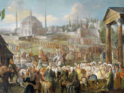 Ottoman procession at the Hagia Sophia, a symbol of Islam’s civilisational encounter with the West.