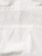 Vintage Euro Sham White Cotton Crochet Insert 28 x 30in