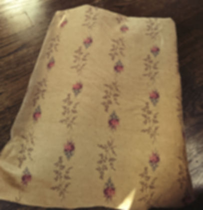 Vintage Ralph Lauren Formal Garden King Fitted Sheet 12" Pocket Brown Pink Roses