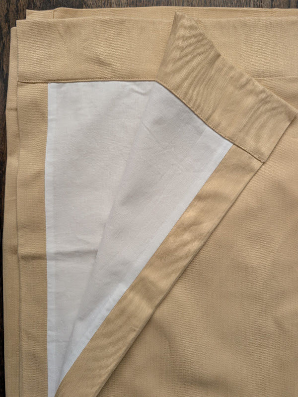 Restoration Hardware Cotton Lined Drapery Pair 50in x 96in