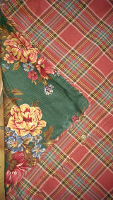 Thumbnail: Ralph Lauren Green Melissa Queen/Full Duvet Red Green Yellow