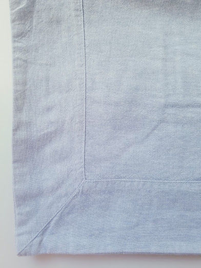 Pottery Barn Chambray Euro Shams~Linen Rayon~Pair