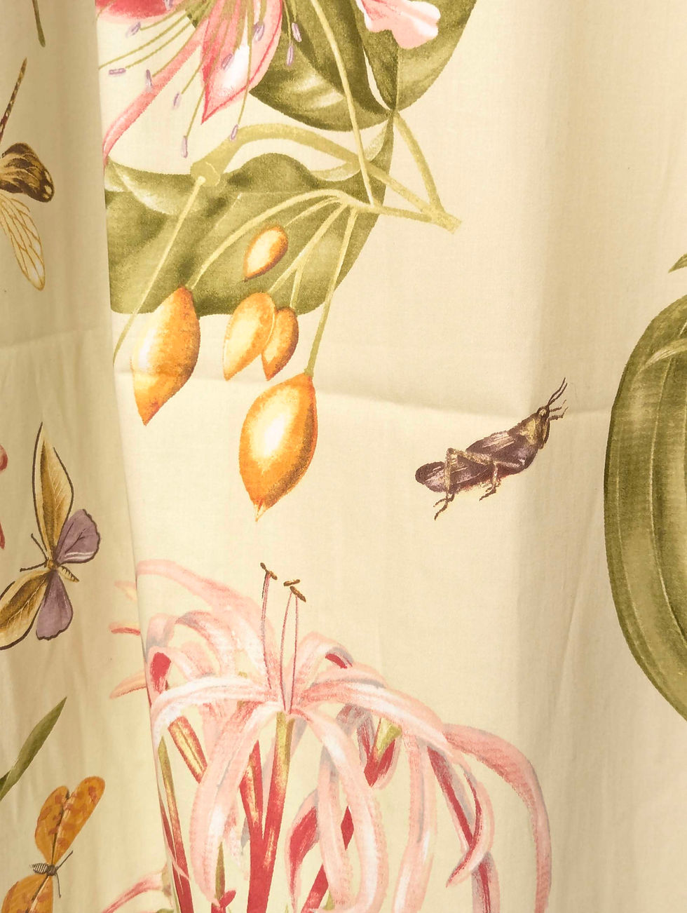 Thumbnail: Custom Large Print Floral Nature Colorful Curtain Panel 50x90in